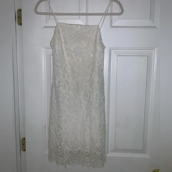 White Lace Dress - Picture 2 of 8